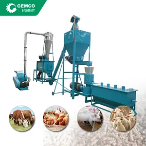 Hot Sale Trade Assurance poultry cattle sheep cow chicken rabbit animal feed production line