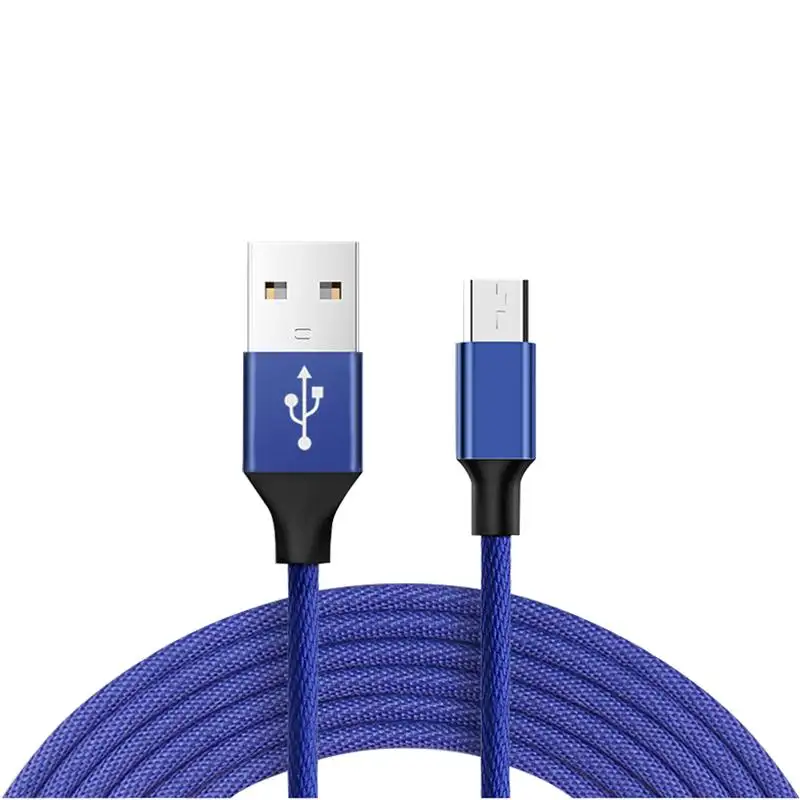 Nuevo Resorte 1m USB 2.0 macho en espiral plana a Micro USB Cable 5-pin Con Luz Led 