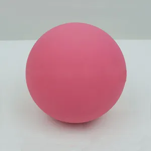 Roze Kleur Goedkope Prijs Hollow Rubber Stuiterende Bal