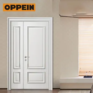 Puerta de madera de lujo para interiores, calidad superior, oferta, fabricante de guangdong, barato