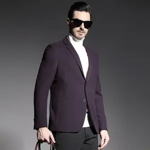 Latest woolen fabric top designs 70%wool stylish black blazer jacket men's coat pant designs wedding suit