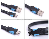 Alta calidad 2,0 de carga Cable USB plano
