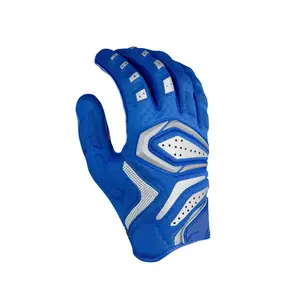 Custom Padded American Football Gloves High sticky palm Men's football receiver gloves