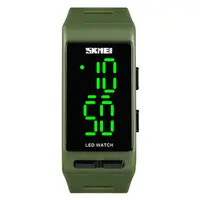 Reloj de marca famosa skmei 1364 reloj deportivo digital dual time jam tangan impermeable reloj digital led