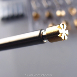 Fer à souder électrique 220-240V 60W avec 28 embouts d'outils de <span class=keywords><strong>pyrogravure</strong></span> pour le travail du <span class=keywords><strong>bois</strong></span>, la <span class=keywords><strong>gravure</strong></span>, la sculpture, le gaufrage - Product Image 5