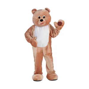 Hot Koop Relatiegeschenk Grote Beer Pluche Mascotte Lage Moq Custom Teddybeer Mascotte Kostuum