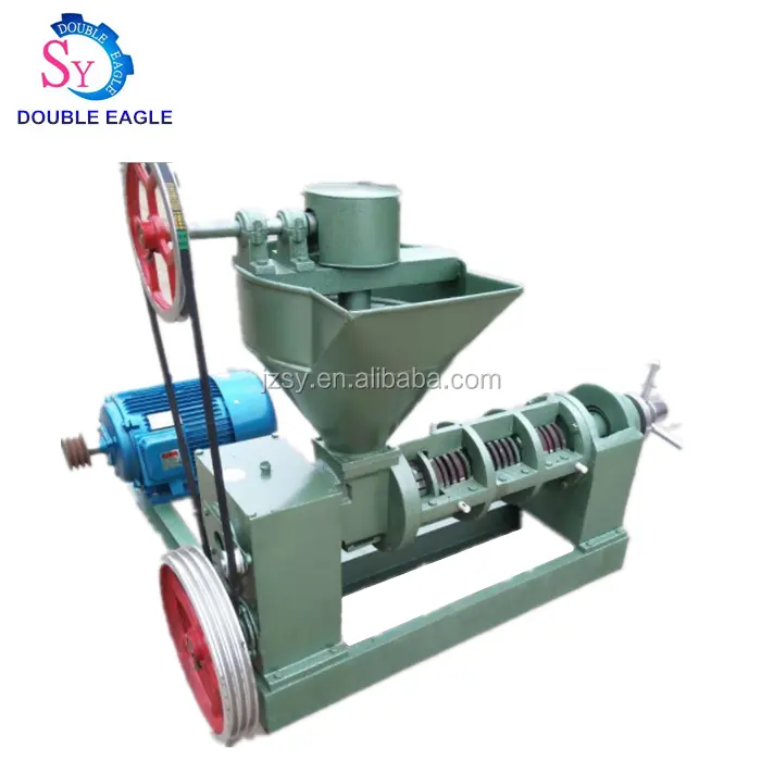 Best quality small scale worm screw oil press/castor seeds spiral oil expeller extraction machine