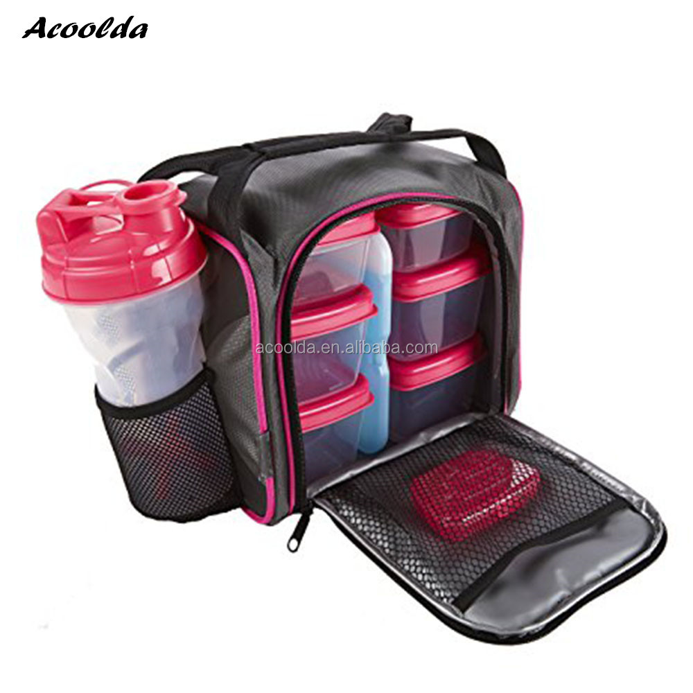 Six Pack Fitness Meal Bodybuilding Lunch Bag Bodybuilder Cooler