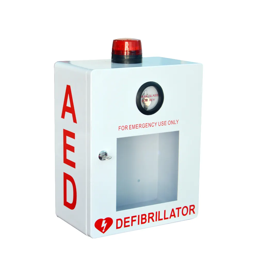 WAP-armario AED personalizado para interiores, suministros médicos de emergencia y entrenamiento