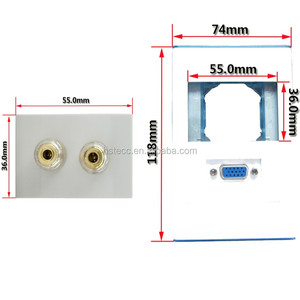 <span class=keywords><strong>HIFI</strong></span> Haut-Parleur <span class=keywords><strong>Prise</strong></span> de la Plaque <span class=keywords><strong>Murale</strong></span> 5.1/7.1 Channel Sound Home Cinéma Façade - Product Image 6