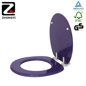 カラー装飾紫便座 - Product Image 3