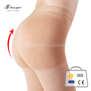 <span class=keywords><strong>Collant</strong></span> aderente in stile coreano a compressione S-SHAPER 20-30 Mmhg in Nylon Spandex <span class=keywords><strong>con</strong></span> controllo mutandine per ragazze <span class=keywords><strong>con</strong></span> Design imbottito Logo - Product Image 5
