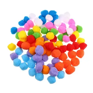 Art And Craft For Waste Materials Gifts pompom Arts and Crafts Fuzzy Assorted Pompoms For Children diy and Party decoration