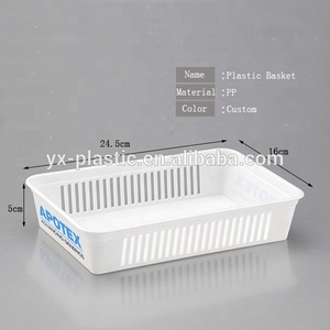 Cesta de almacenamiento delgada de plástico, cesta de <span class=keywords><strong>farmacia</strong></span>, cesta de medicina - Product Image 5