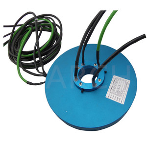 Anillos colectores eléctricos giratorios de 3 alas tipo disco para puertas giratorias, anillos colectores conductores tipo pancake - Product Image 2