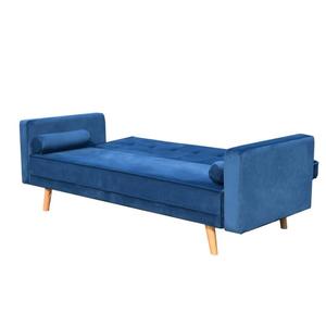 Sofá <span class=keywords><strong>cama</strong></span> de terciopelo con diseño moderno italiano, proveedor de oro - Product Image 3