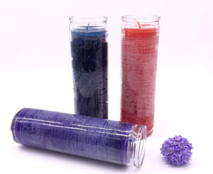 Venta al por mayor, jarra métrica, 7 días, jarra de vidrio religioso, vela de servicio en China - Product Image 2