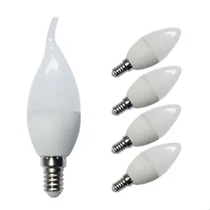 キャンドルランプE14 E27 C37 4W 5W 6W LEDキャンドル電球工場卸売