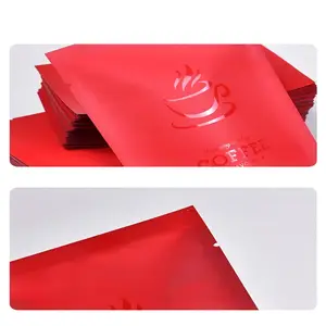 Food grade plastica 3 in 1 della miscela di caffè di imballaggio piccolo vuoto foglio di alluminio a goccia sacchetto di caffè - Product Image 1
