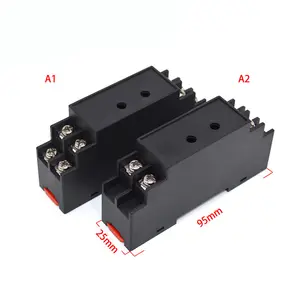 95*25*41mm AK-DR-33b ABS plastic din rail enclosure junction box