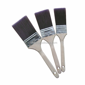 High-grade Synthetic Bristle Oval Cutter Paint <strong>Brush</strong> Wood Handle Angled <strong>Sash</strong> Cutter Wall Paint <strong>Brush</strong> - Product Image 5