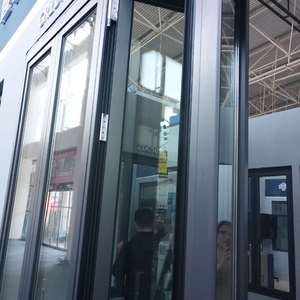 จีนโรงงานที่ดีที่สุดวินเทจหน้าจอสวิงกระจกที่ทันสมัยภายนอกอลูมิเนียมประตูบานเลื่อนราคาฟิลิปปินส์ - Product Image 5