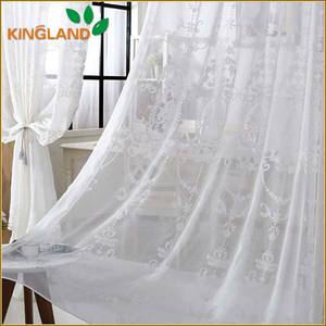 Rèm Cửa Sổ Vải Lưới Thêu Lạ Mắt Giá Rẻ Bán Chạy Trang Trí 100% Sợi Nhân Tạo + Thêu Che Nắng Toàn Bộ - Product Image 5