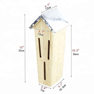 Insetto Hotel per Benefici Bug Api Farfalla, In Legno Naturale Casa (Insetto Nido) - Product Image 2