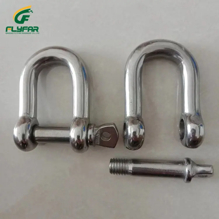 Stainless Steel Shackle D Type And Bow Type SS 316 304 Material