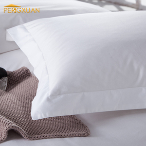 Juego de ropa de cama <span class=keywords><strong>blanca</strong></span>, fundas de edredón de algodón 100% de china, satén de lujo, de lino puro - Product Image 2