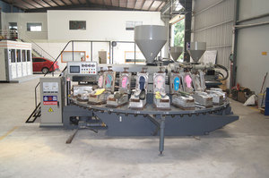 Rotary Plastic PVC PCU Lucht Blazen Machine voor Maken Slipper Sandaal Flip Flop - Product Image 3