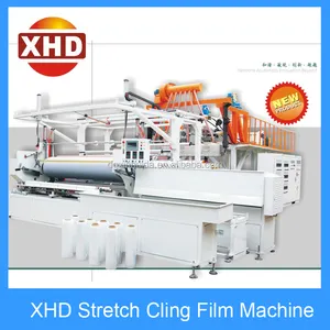 Co Extrusion Stretch Film Machinery High Stretching PE Film Production Line / 5 Layer PE Film Extrusion Machine