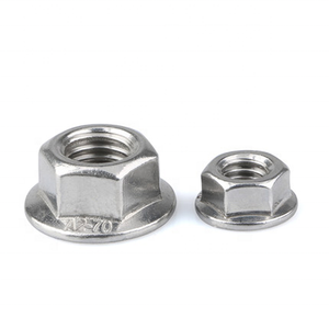 Stainless Steel 304 Hex Flange <strong>Nut</strong> Non-slip <strong>Nut</strong> - Product Image 2