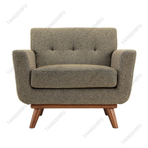 <span class=keywords><strong>Fauteuil</strong></span> en bois dur et tissu de <span class=keywords><strong>lin</strong></span>, siège unique, 1 pièce, meilleures ventes, 2017 - Product Image 2