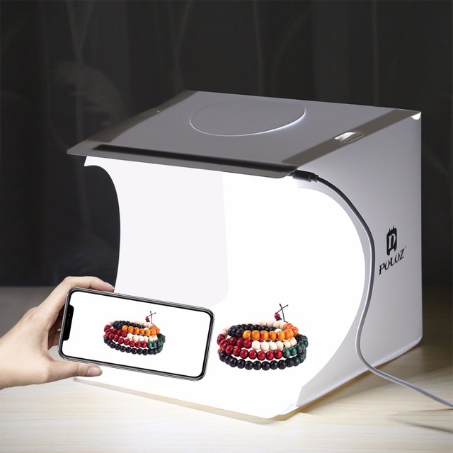 Good Quality 20x20cm Mini Portable Camera Photo Studio Kits Accessories Soft Box LED Photography Light Box Tent Lightbox