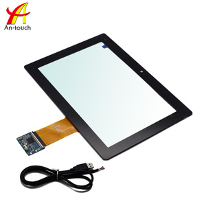 Antouch AC-C1336-10.1 10.1 inch G + G Ag Glass Bìa cảm ứng điện dung màn hình với USB điều khiển Màu đen 1-10 điểm cảm ứng - Product Image 2