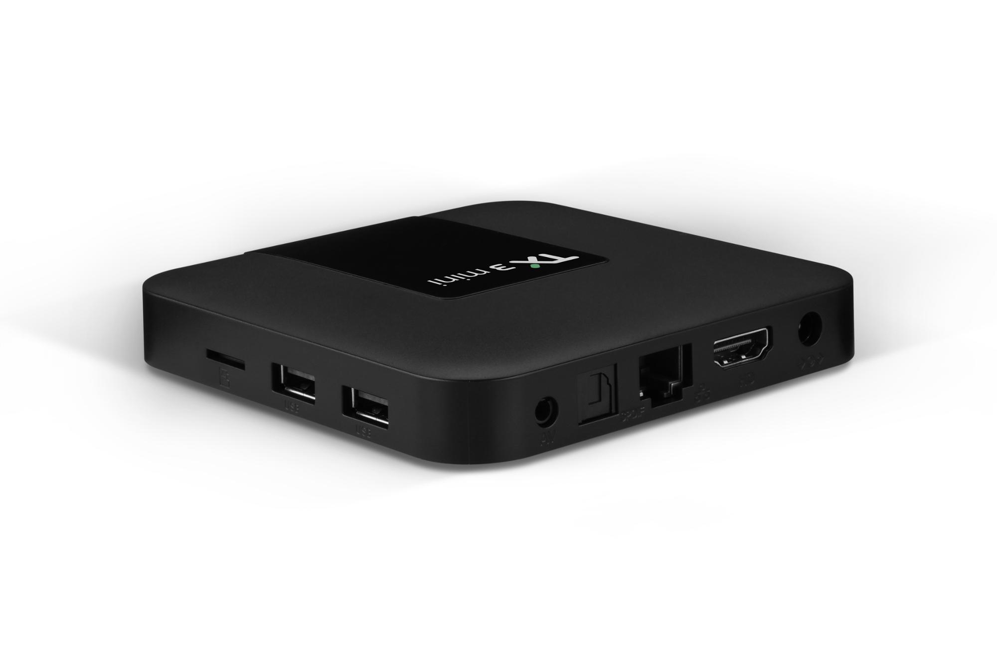 2018 último producto TX3 Mini Android 7,1 TV Box 2 GB RAM 16 GB ROM Amlogic S905W Quad Core