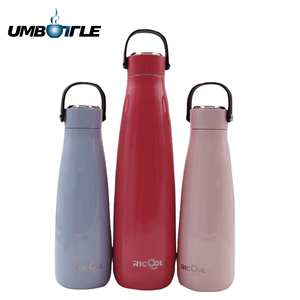 Bouteille d'<span class=keywords><strong>eau</strong></span> isotherme sous vide en acier inoxydable à double paroi de qualité alimentaire personnalisée de 500 ml (17 oz) - Product Image 6
