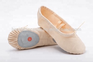 De alta calidad de la venta al por mayor de baile de Ballet Zapatos de lona Split - Product Image 3
