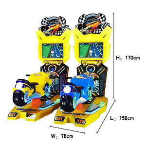 Threeplus-supermotor crazy para niños, juegos de carreras de motos, con monedas - Product Image 2