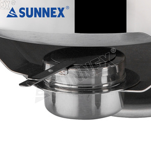 Chauffe-plat en acier inoxydable à couvercle roulant, capacité de 4 L, chauffage par souffleur d'air chaud, contrôle automatique de la température pour restaurant - Product Image 3