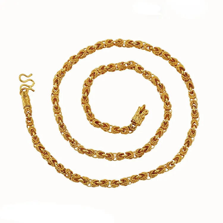 Xuping Дубай ювелирные изделия из ведущих оптовая продажа 24K золото ожерелья для женщин