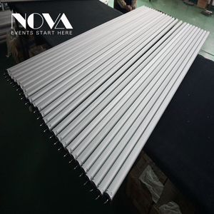 أنبوب تلسكوبي و مجموعة ستائر لحضور حفل زفاف ديكور خلفية مسرح - Product Image 4