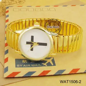 Vintage Gold Watch Cross 18k Croton Fashion Watch