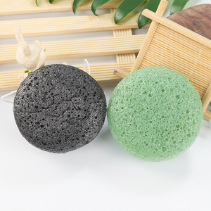 All'ingrosso 100% naturale trucco Konjac carbone spugna spugna cosmetica Puff - Product Image 4