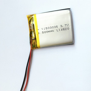 Mini recargable li-polímero, 652235, 503035, <span class=keywords><strong>3</strong></span>,7 V 500 mAh lipo batería para secador de pelo de la batería - Product Image 6