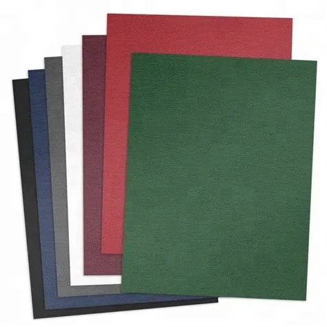 350gsm dark สีเขียวกระดาษ binding cover