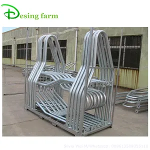 Galvanized cow comfort free stall