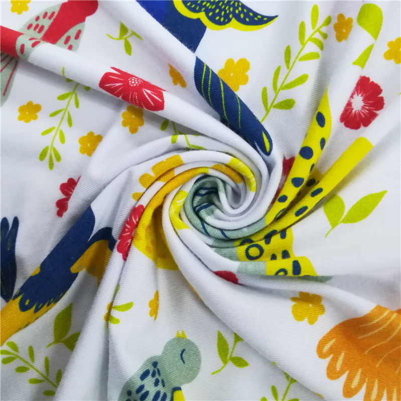 Бамбуковая трикотажная ткань с цифровым принтом для леггинсов, китайский поставщик