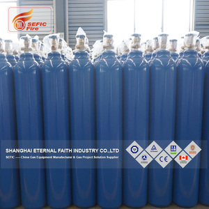 Bleu Chaud-Vente En Amérique Oxygène Bouteille De Gaz 40L 150 BAR D'oxygène Cylindre Poids De Bouteille D'oxygène - Product Image 4